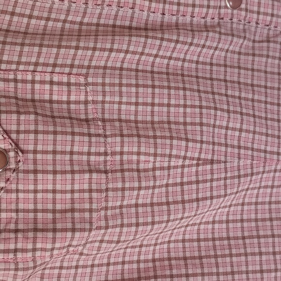 Wrangler short sleeve pearl snap shirt Medium - Picture 5 of 8